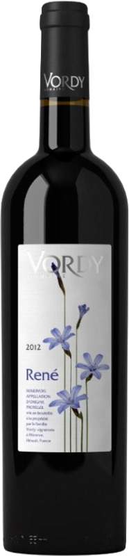 Bottle of Cuvee Rene AOP from Domaine Vordy