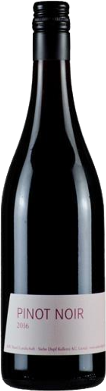Flasche Baselbieter Pinot Noir AOC von Siebe Dupf Kellerei