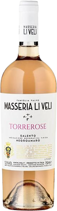 Flasche Torrerosé Rosato Salento IGT von Li Veli