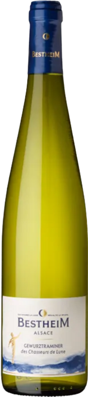 Bottiglia di Alsace AC Gewürztraminer des Chasseurs de Lune di Bestheim
