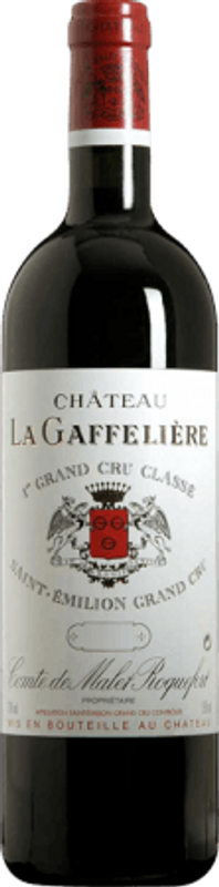 Bottiglia di Gaffeliere 1er Grand Cru Classe B St Emilion di Château La Gaffelière