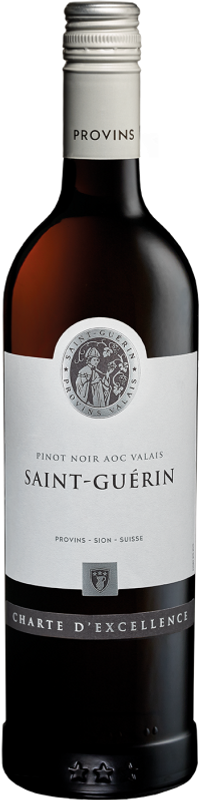 Bottle of Pinot Noir du Valais AOC St-Guerin from Provins