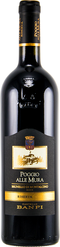 Bottle of Brunello di Montalcino DOCG Poggio alle Mura Riserva from Castello Banfi