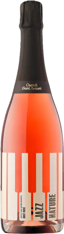 Flasche Jazz Nature Brut Rosé von Castell Sant Antoni
