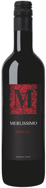 Image of Cave de la Côte Merlissimo Merlot della Svizzera IGT - 50cl, Schweiz bei Flaschenpost.ch