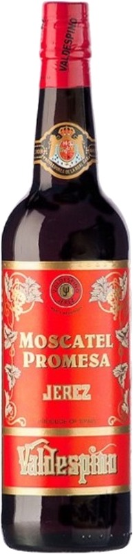 Bottle of Moscatel Promesa DO Jerez from Valdespino S.A.