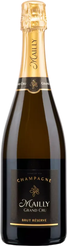 Bottiglia di Champagne Grand Cru Reserve brut di Mailly