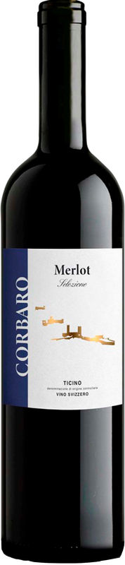 Bottle of Corbaro Merlot Selezione Ticino DOC from Cantina Amann