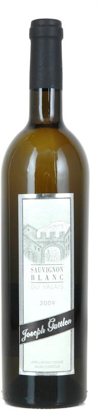 Bottle of Sauvignon blanc du Valais AOC from Joseph Gattlen