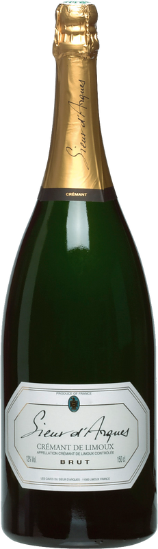 Bottiglia di Premiere Bulle Brut Premium Cremant Limoux AOC di Sieur d'Arques