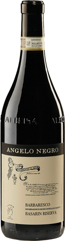 Bottle of Basarin Barbaresco Riserva DOCG from Angelo Negro