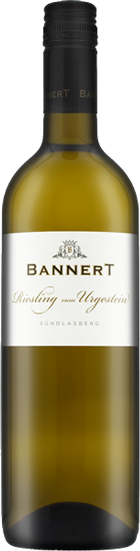 Bottle of Riesling vom Urgestein Sündlasberg from Bannert