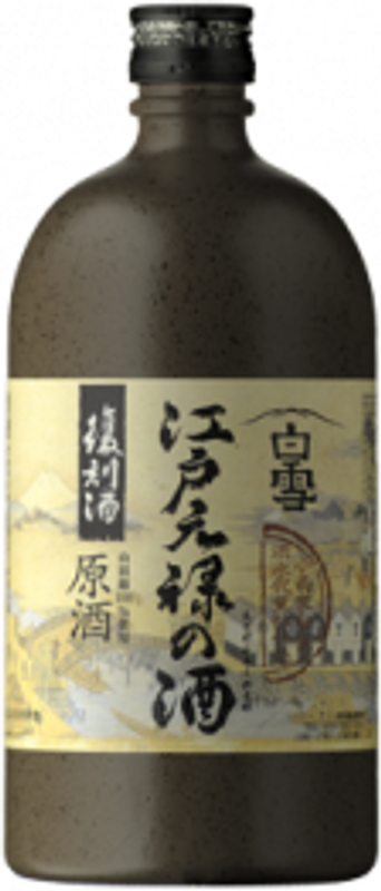 Bottle of Shirayuki Edo Genroku Sake from Konishi