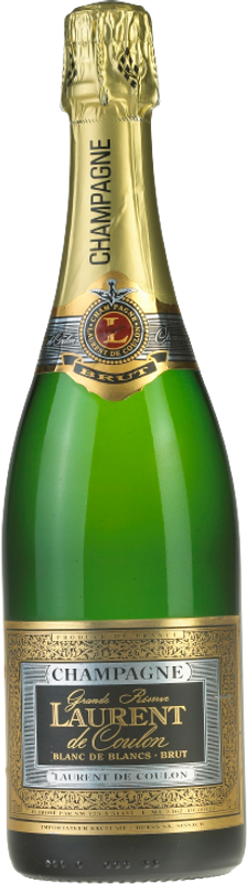 Bottle of Champagne Blanc de Blancs Brut from Laurent de Coulon