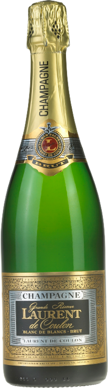 Flasche Champagne Blanc de Blancs Brut von Laurent de Coulon