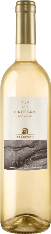 Bottle of Pinot gris AOC du Valais from Jacques Germanier