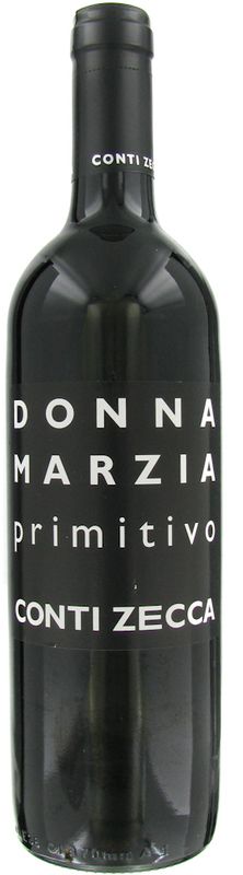 Bottle of Primitivo del Salento IGT Donna Marzia from Conti Zecca