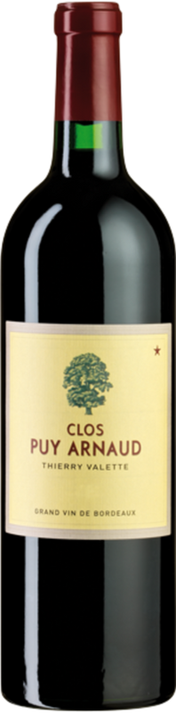 Bottle of Clos Puy Arnaud A.O.C. from Thierry Valette