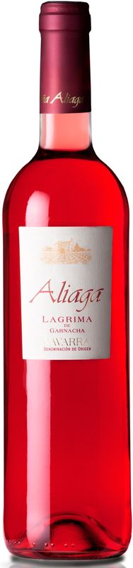 Bottiglia di Rosado Lagrima de Garnacha DOC Navarra di Viña Aliaga