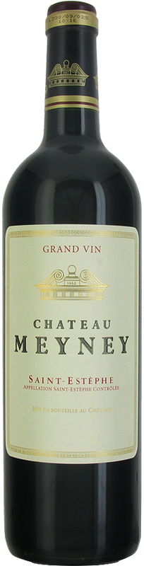 Bottiglia di Les Hauts De Meyney 2ème vin Saint Estephe AOC di Château Meyney
