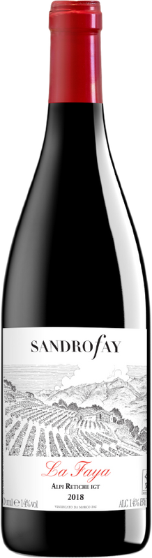 Bottle of LA FAYA Terrazze Retiche di Sondrio IGT from Sandro Fay