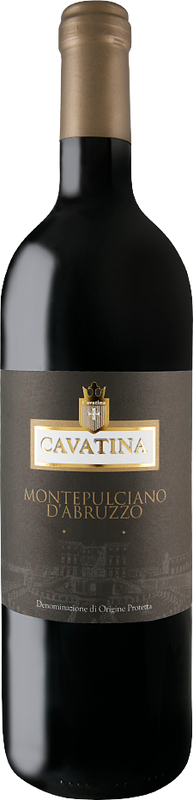 Bottle of Montepulciano d'Abruzzo DOP Cavatina from Cantina Gadoro