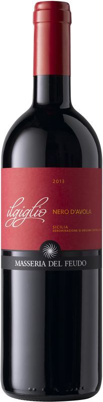 Flasche Nero d'Avola Il Giglio Sicilia DOC von Masseria del Feudo