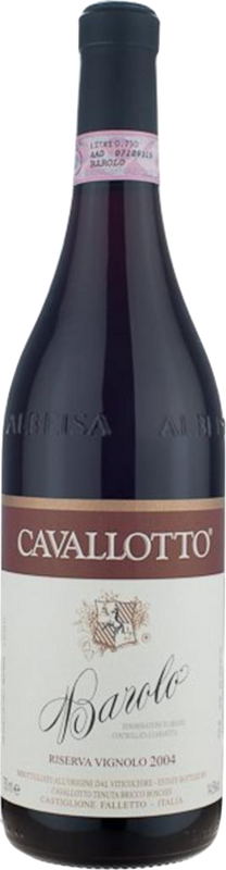 Bottle of Barolo riserva cru Vignolo DOC from Tenuta Vitivinicola Cavallotto