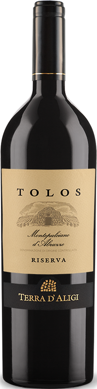 Bottle of Montepulciano d'Abruzzo DOC Tolos Riserva from Cantine Spinelli