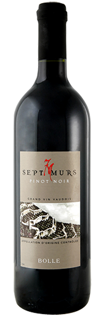 Image of Bolle Sept Murs Pinot Noir AOC Vaud - 50cl - Waadt, Schweiz bei Flaschenpost.ch