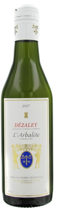 Flasche Dezaley AOC L'Arbalete von Testuz