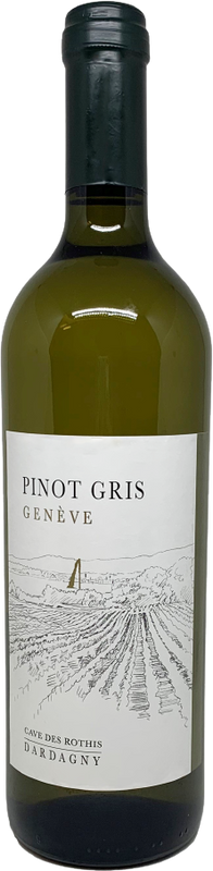 Bottiglia di Pinot gris Cave des Rothis Dardagny AOC di Domaine Des Rothis