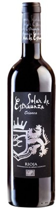 Bouteille de Rioja Crianza de Bodegas Estraunza