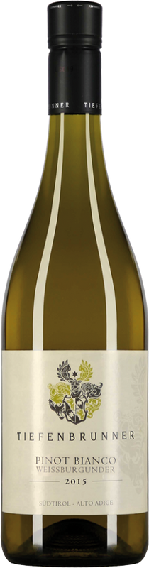 Bottle of Pinot Bianco Weissburgunder Merus from Christoph Tiefenbrunner