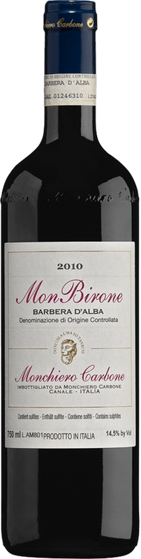 Bottle of Barbera d'Alba MonBirone DOC from Monchiero Carbone