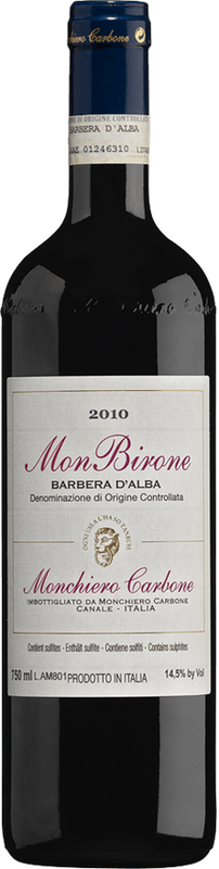 Flasche Barbera d'Alba MonBirone DOC von Monchiero Carbone