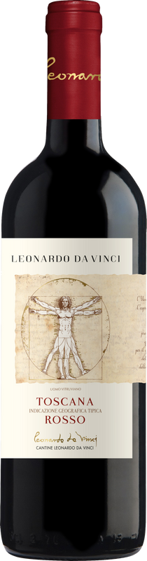 Image of Cantine Leonardo da Vinci Rosso Toscana IGT Vitruviano - 75cl - Toskana, Italien