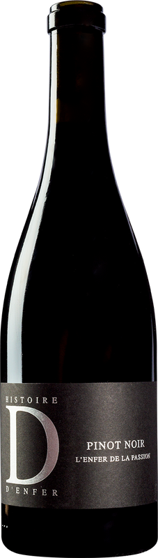 Bottle of Pinot Noir L'enfer de la Passion AOC from Histoire d'Enfer