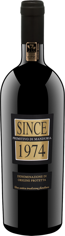 Bottiglia di Since 1974 Primitivo Di Manduria DOP di Tenute Eméra