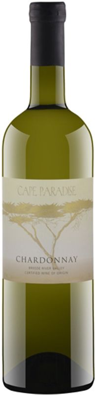Bottiglia di Cape Paradise Chardonnay WO di New Cape Wines