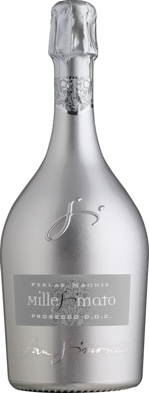Flasche Perlae Naonis Silber Brut Millesimato Prosecco DOC von San Simone
