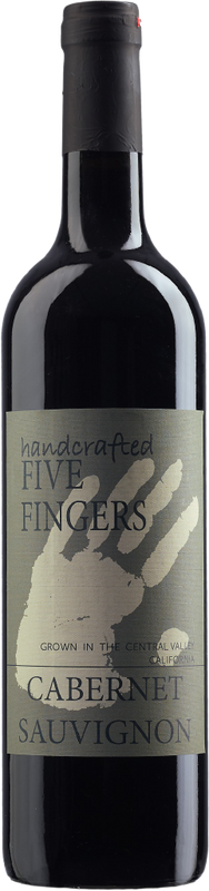 Bottiglia di Cabernet Sauvignon California di Five Fingers