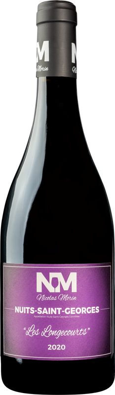 Bottiglia di Nuits-St-Georges Les Longecourts di Nicolas Morin