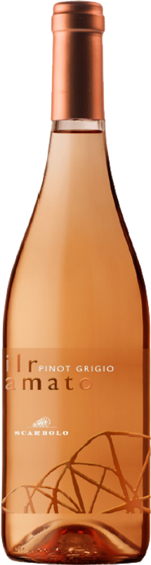 Bottiglia di Il Ramato Pinot Grigio Grave del Friuli DOC di Scarbolo - Le Fredis