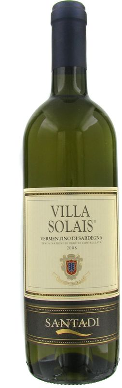 Bottiglia di Vermentino di Sardegna Villa Solais DOCG di Cantina di Santadi