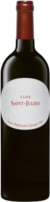 Bottle of Grand Cru St-Emilion AOC from Clos St-Julien