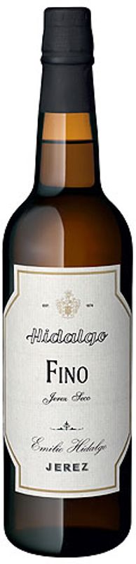 Bottle of Fino Sherry from Bodegas Emilio Hidalgo