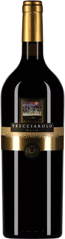 Flasche Brecciarolo Gold Rosso Piceno Superiore von Velenosi Ercole Vitivinicola Ascoli Piceno