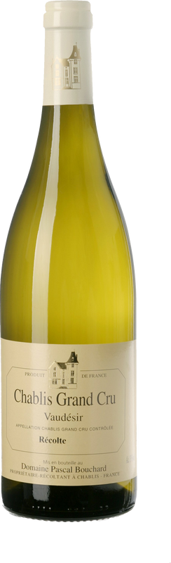 Bottiglia di Vaudesir Grand Cru Chablis AOC di Pascal Bouchard