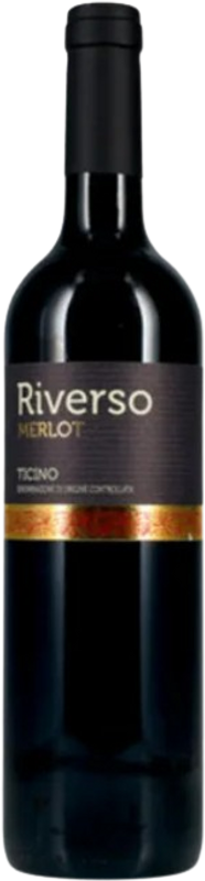 Bottiglia di Riverso Merlot Ticino DOC di Zanini